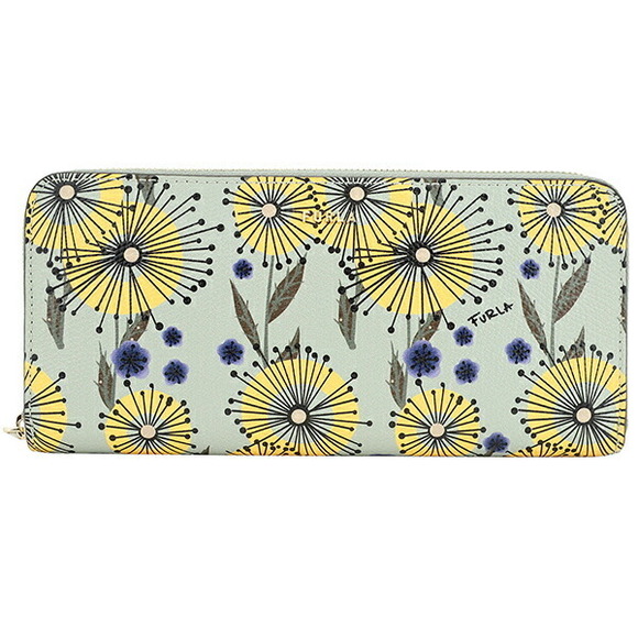 Furla Long Wallet Babylon Gray Multi - Picture 1 of 9